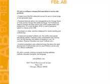 Tablet Screenshot of fblab.com